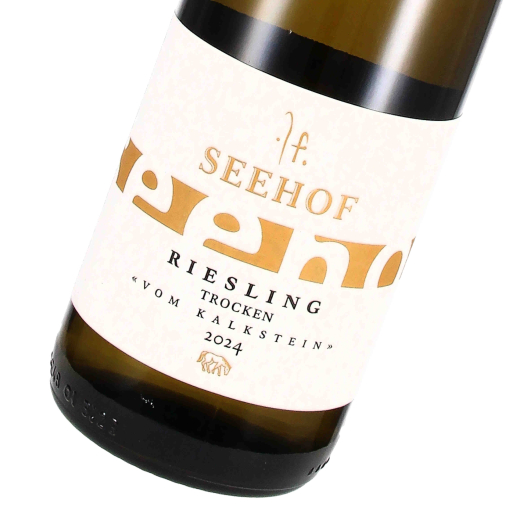 2024 Riesling trocken "Vom Kalkstein", Weingut Seehof/Florian Fauth, Rheinhessen