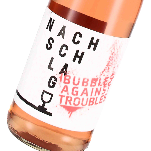 Nachschlag Bubbles against troubles Rosé Deutscher Perlwein trocken; Winzerhof Stahl, Franken