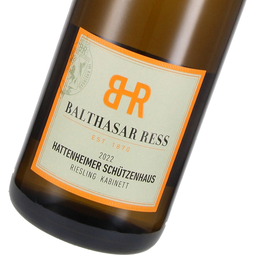 2022 Riesling Kabinett Hattenheimer Schützenhaus VDP.Erste Lage bio Weingut Balthasar Ress, Rheingau