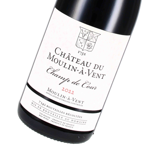2022 Moulin-à-Vent AOC Champ de Cour, Château du Moulin-à-Vent, Beaujolais, Burgund