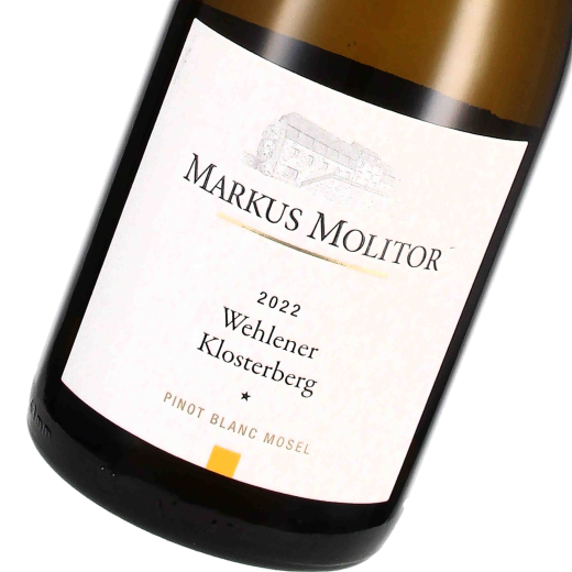 2022 Pinot Blanc "Wehlener Klosterberg *", Weingut Markus Molitor, Mosel