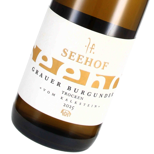 2025 Grauer Burgunder "Vom Kalkstein" trocken, Weingut Seehof/Florian Fauth, Rheinhessen