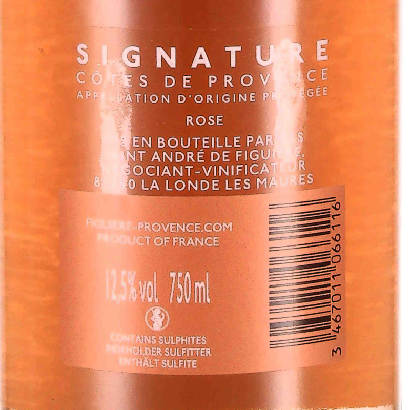 AOP de Figuière André 2022 de Côtes Saint Magali rosé, Provence,