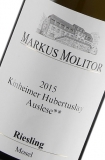 2015 Riesling Auslese trocken "Kinheimer Hubertuslay**", Weingut Markus Molitor, Mosel