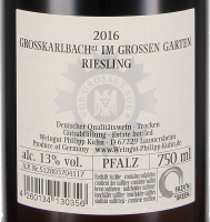 2021 Riesling "Im großen Garten" VDP.Grosses Gewächs, Weingut Philipp Kuhn, Pfalz