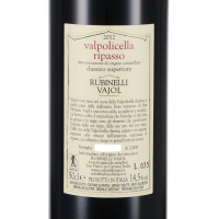 2012 Valpolicella Classico Superiore Ripasso DOC Halbliterflasche, Azienda Agricola Rubinelli Vajol