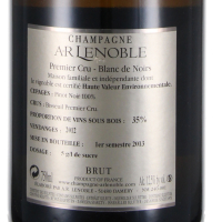 2013 Champagne AR Lenoble Blanc de Noirs Première Cru Bisseuil brut, Domaine A.R. Lenoble