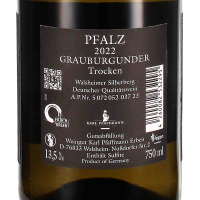 2021 Grauburgunder Selection Walsheimer Silberberg trocken, Weingut Karl Pfaffmann, Pfalz