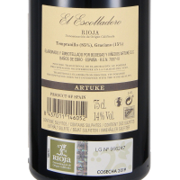 2019 El Escolladero; Tinto Rioja DOCa, Bodegas Artuke