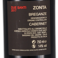 2018 Breganze Rosso DOC "Due Santi", Vigneto Due Santi di Zonta