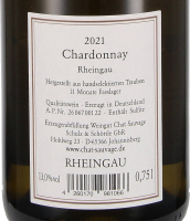 2021 Rheingau Chardonnay QbA, Weingut Chat Sauvage, Rheingau