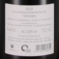 2022 Riesling "vom Vulkangestein" trocken, Weingut Schäfer-Fröhlich, Nahe