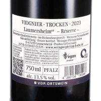 2023 Viognier Réserve, VDP.Ortswein, Weingut Philipp Kuhn, Pfalz