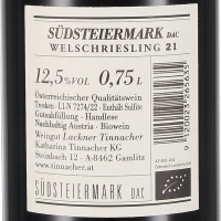 2021 Welschriesling Südsteiermark DAC, Weingut Lackner-Tinnacher, Südsteiermark