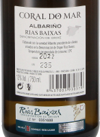 2022 Albariño Rias Baíxas DO Coral do Mar, Veiga da Princesa