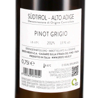 2025 Pinot Grigio Südtirol DOC, Erste & Neue Kellerei