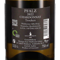 2022 Chardonnay Selection "Walsheimer Silberberg" trocken, Weingut Karl Pfaffmann, Pfalz