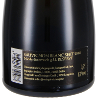2019 Sauvignon Blanc Réserve Jahrgangssekt, Weingut Steininger, Kamptal
