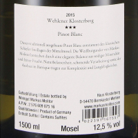 2015 Pinot Blanc "Wehlener Klosterberg ***" Magnum, Weingut Markus Molitor, Mosel