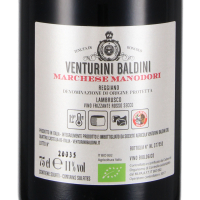 "Marchese Manodori" Lambrusco frizzante Rosso secco DOP Reggiano, Società Agricola Venturini Baldini