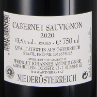 2020 Cabernet Sauvignon, Weingut Artner, Carnuntum