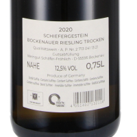 2020 Riesling “Vom Schiefergestein” , Weingut Schäfer-Fröhlich, Nahe