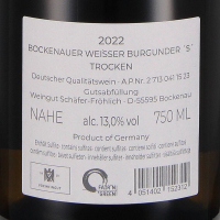 2022 Weissburgunder "S" trocken, Weingut Schäfer-Fröhlich, Nahe