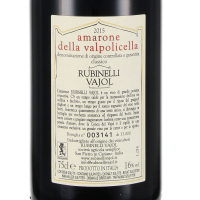 2016 Amarone della Valpolicella Classico DOCG, Azienda Agricola Rubinelli Vajol