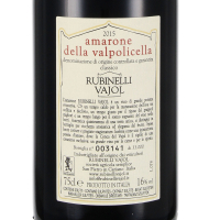 2016 Amarone della Valpolicella Classico DOCG, Azienda Agricola Rubinelli Vajol