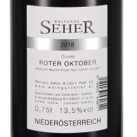2018 Roter Oktober, Weingut Wolfgang Seher, Weinviertel