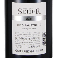 2021 Sauvignon Blanc Faustberg, Weingut Wolfgang Seher, Weinviertel