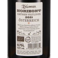 2021 Grüner Veltliner Horizont; Weingut Herbert Zillinger, Weinviertel