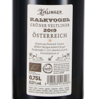 2019 Grüner Veltliner Kalkvogel; Weingut Herbert Zillinger, Weinviertel