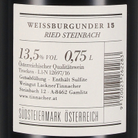 2015 Weissburgunder Steinbach; Erste STK Lage, Weingut Lackner-Tinnacher, Südsteiermark