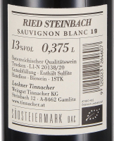 2019 Sauvignon Blanc Steinbach Erste STK® Lage; halbe Flasche, Weingut Lackner-Tinnacher, Südsteiermark