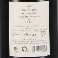 2020 Riesling Halenberg Grosses Gewächs Doppelmagnum, Weingut Schäfer-Fröhlich, Nahe