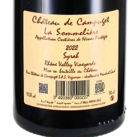 2022 Syrah "La Sommelière", AOP Costières de Nimes, Château de Campuget