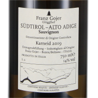2021 Sauvignon Blanc "Karneid" Südtirol DOC, Franz Gojer