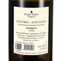 2024 Sauvignon Blanc Karneid Südtirol DOC; Franz Gojer
