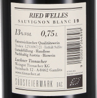 2019 Sauvignon Blanc Welles Erste STK Lage, Weingut Lackner-Tinnacher, Südsteiermark