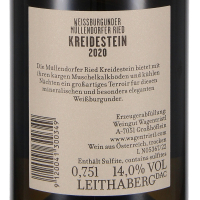 2020 Weissburgunder Kreidestein Leithaberg DAC, Weingut Wagentristl, Leithagebirge, Neusiedlersee