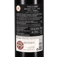 2020 Vallado Douro Tinta Roriz, DOC (bio)