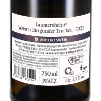 2023 Weißer Burgunder vom Kalksteinfels, VDP.Ortswein, Weingut Philipp Kuhn, Pfalz
