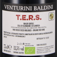 2018 Malbo Gentile T.e.r.s  Reggiano Rosso DOP  bio, Società Agricola Venturini Baldini