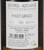 2021 Pinot Grigio Südtirol DOC, Erste & Neue Kellerei