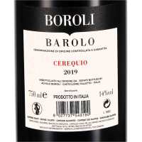 2019 Barolo Cerequio DOCG; Achille Boroli, Castiglione Falletto