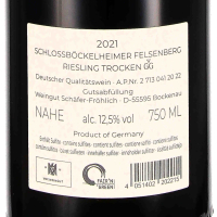 2021 Riesling Felseneck trocken, VDP.Grosses Gewächs, Weingut Schäfer-Fröhlich, Nahe