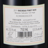 2019 Pinot Noir Assmannshausen; trocken, VDP.Gutswein, Weingut Balthasar Ress, Rheingau