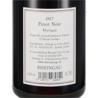 2017 Rheingau Pinot Noir Selection Schulz, Weingut Chat Sauvage, Rheingau
