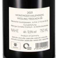 2021 Riesling Halenberg Grosses Gewächs, Weingut Schäfer-Fröhlich, Nahe